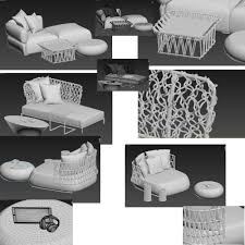 outdoor furniture 3d model