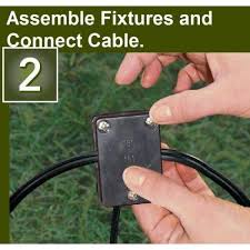 Moonrays Low Voltage Landscape Lighting Cable Connectors 2 Pack 11604 The Home Depot