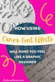 8 canva font effects make stunning