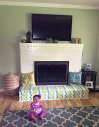 Cozy Fireplace Bench For Childproofing