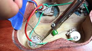 Heat up your soldering iron and press it against any point where you. Diy Les Paul Guitar Kit Part 6 How To Wire Pickups