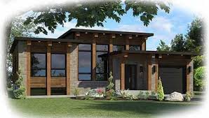 One Story 2 Bedroom Modern House Plan