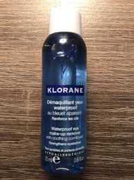 klorane waterproof eye makeup remover