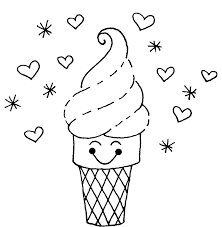 Clean it up with the help of dr. Ice Cream Cone Coloring Pages For Kids Drawing With Crayons