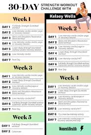 30 day workout challenge with kelsey