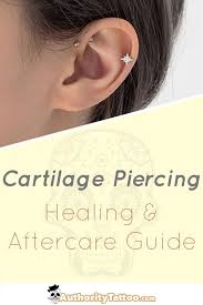Learn in details the most important information like placement, pain level. We Explain Every Little Detail About The Cartilage Piercing Healing Process Including Everything Cartilage Piercing Care Ear Piercing Care Cartilage Piercing