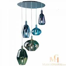 art glass pendant lights