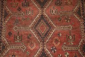 antique rug 5x7 ft vine geometric