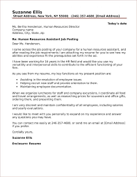 Human Resources Assistant Cover Letter Backtobook Info