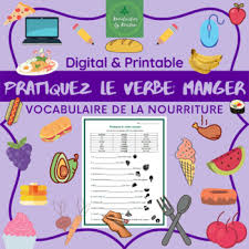 Learn and practice french with this conjugation manger présent: Manger Verbe Worksheets Teaching Resources Teachers Pay Teachers