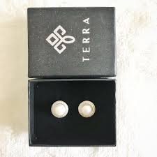 terra ph pearl earrings women s