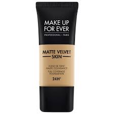 make up for ever matte velvet skin full coverage foundation y445 amber
