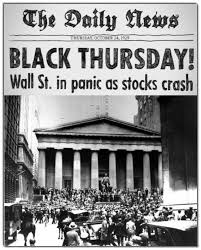 The government's selling of war bonds during world war one meant ordinary people became attracted to investments. Today 90 Years Ago Black Thursday Start Of The Wall Street Crash 1929 Talk Tennis