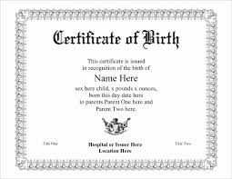 30 Free Birth Certificate Template Pryncepality
