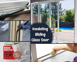 how to insulate sliding glass door