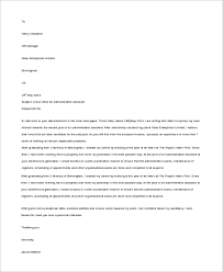 Sample Administrative Assistant Cover Letter 7 Examples In Word Pdf