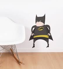 Fat Bat Superhero Wall Sticker Decal