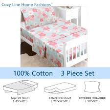 Pink Cotton Toddler Sheet Set