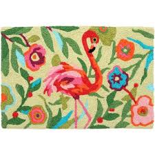 flamingo garden jellybean rug