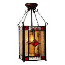 Stained Glass Light Glass Lantern