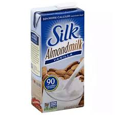 silk pure almond milk vanilla