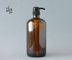 1 Litre Amber Glass Bottle Soap