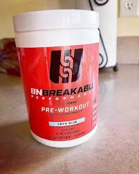 unbreakable perfomance pre workout