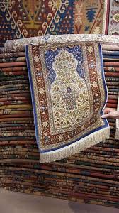 hereke hand woven silk rug picture of