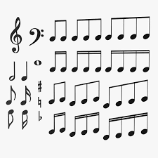 Unicode, however has over 136000 (out of 1114112) assigned codepoints (as of now, more are added regularly) including 544 musical ones. 3d Model Musical Notes Symbols