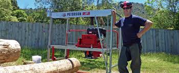 junior peterson small sawmill with