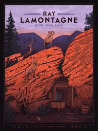 Ray Lamontagne On Twitter Ray S Part Of The Light Tour Wraps Up Tonight At The Beautiful Redrocksco This Poster Created By Moegly Will Be Available For Purchase At The Show Https T Co Nylkpnwxno