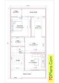 House Plan Of Plot Size 20 X40 Feet