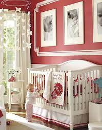 red modern nursery baby room ideas