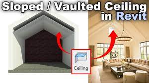 vaulted ceiling in revit tutorial