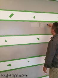 How To Paint Wall Stripes A Cup Full