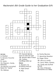 her graduation gift crossword wordmint