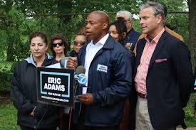The city emergency ambulance service workers' unions are backing brooklyn borough president eric adams for mayor. May 31 2021 New York City S Next Mayor