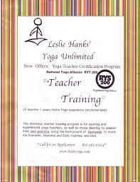 yoga teacher certification program