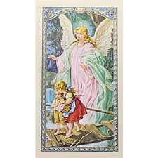 25% off 3 your first online purchase w/ tcc. Oracion Al Angel De La Guarda Guardian Angel Spanish Prayer Card The Catholic Company