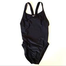 Nike Woman S Performance Swimsuit 32 Wms 6 Black M