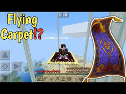 minecraft but flying carpet was added