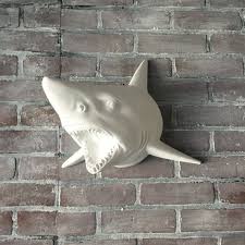 Any Color Shark Head Wall Mount Faux