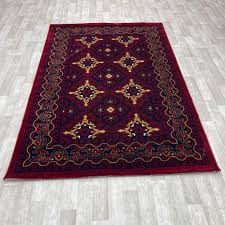 turkish bukhara carpet p4894 red size