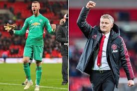 Image result for ole gunnar and de gea