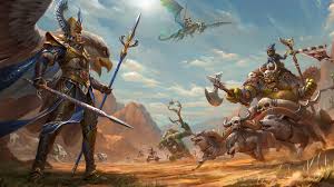 They were previously a minor faction, but were made playable on may 31, 2018 through a free dlc that can be downloaded from steam here. A Brutal War Between The High Elves And Greenskins Is The Next Dlc For Total War Warhammer 2 Pc Gamer