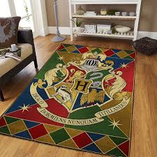 harry potter hogwarts area rug floor
