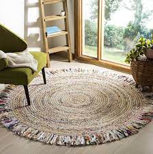 rug jute cotton braided style floor