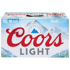 save on coors light lager beer 15 pk