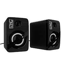 The issue, then, is connecting these speakers to the computer. Amazon In Buy Zinq Technologies Beast Portable Laptop Desktop Usb 2 0 Powered Multimedia Speaker With Aux Input Deep Bass Led Lights 3 5mm Audio Input Black Online At Low Prices In India Zinq Technologies