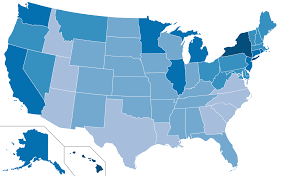 Union Affiliation By U S State Wikipedia